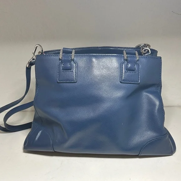 Tory Burch Navy Satchel - Picture 3 of 6